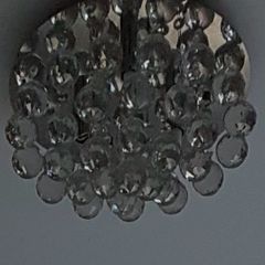 ceiling light with glass pendants