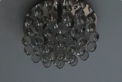 ceiling light with glass pendants