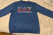 EA7 Emporio Armani Blue Sweatshirt XL