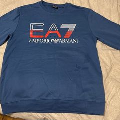 EA7 Emporio Armani Blue Sweatshirt XL