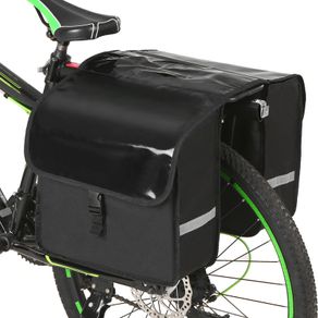 28L Water Resistant Bike Bicycle Rear Seat Carrier Bag Rack Trunk Bags Bike Commuter Bag Pannier Cycling Double Side Luggage