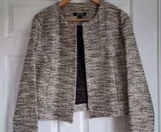 Sparkly Short Woven Jacket