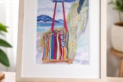 While She Swims Original Watercolour Painting