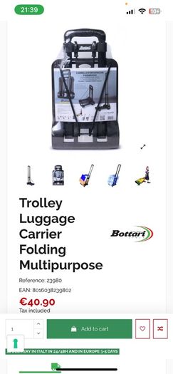 Trolley Luggage Carrier Folding