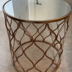 Mirrored coffee table