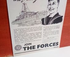 Irish Navy 1955 Recruitment Notice Poster Ireland