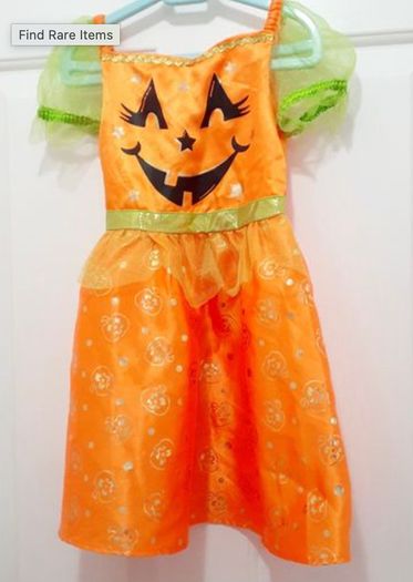 Brand New Halloween Pumpkin Dress (2-3Y)