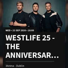 westlife ticket