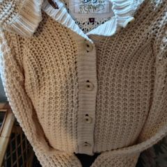 Off white NEW LOOK cardigan Aran style