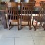 wooden dinner table Image 5