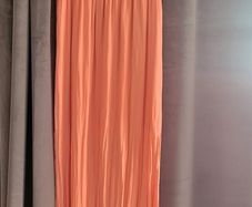 Zara peach-colored maxi dress, size L