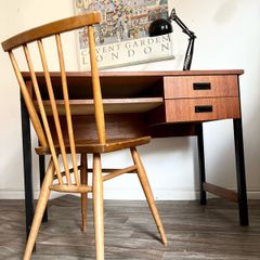 Vintage Retro Mid Century Teak Desk