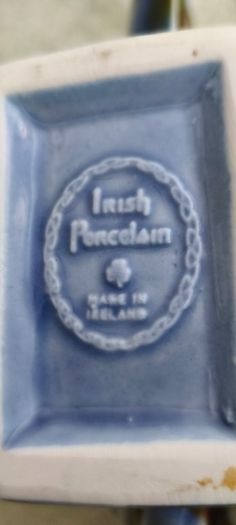 4 Irish made items- Ceramic Arklow pottery ashtray 32.00 euro.  Vintage Ceramic Arklow pottery small bowl 22.00 euro. Carrig ware pottery flower dish holder / vase 28.00 euro.  vintage Wade Irish Porcelain double-handled pedestal mantle vase or planter. 4