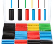 Heat Shrink Tubing 560 Pcs Electric Insulation Tube Heat Shrink Wrap Cable Sleeve 5 Colors 12 Sizes, Rohs Certification - Eventronic