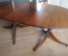 Antique Mahogony Dining Table Beautiful Grain