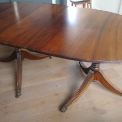 Antique Mahogony Dining Table Beautiful Grain