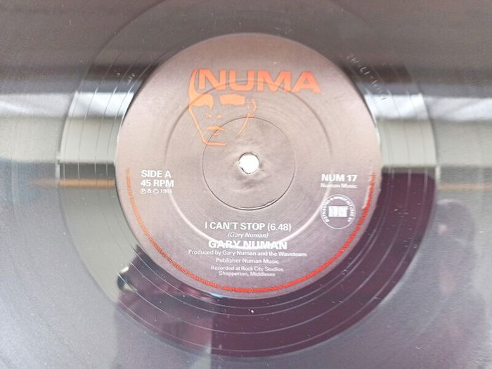 I Cant Stop  Gary Numan 12,, Single 1986
