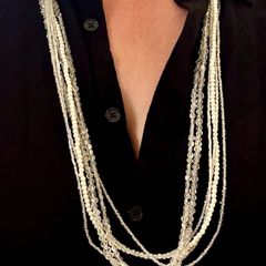 Manouk multi strand bead necklace