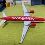 Air Berlin (Niki) 1:200 scale model airplane, Airbus A320 aircraft Image 3