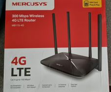 Mercusys MB115-4G 4G LTE Wi-Fi Router | Like New | Boxed