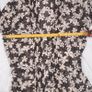 Wallis Black Cream Sheer Chiffon Floral Pintuck Pleat Blouse Top 12UK/40EU Image 10