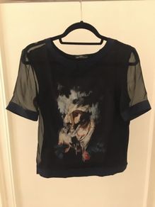 zara top size S