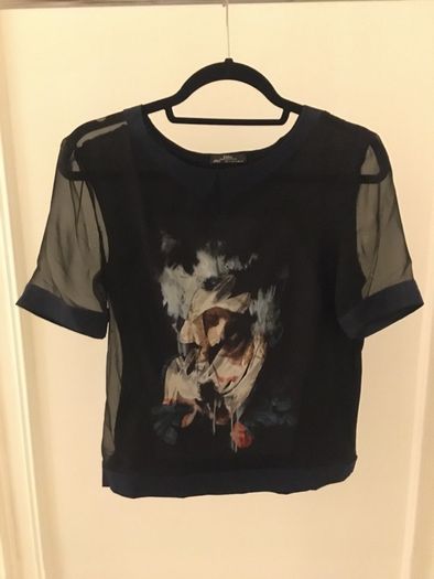 zara top size S