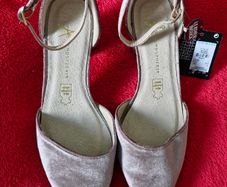 Gold Strappy Shoes