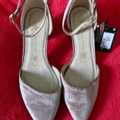 Gold Strappy Shoes