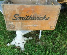 Old Smithwicks beer crate