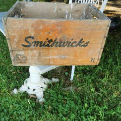 Old Smithwicks beer crate