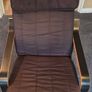 Ikea Poang armchair and stool Image 4