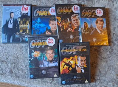 James Bond DVD Collection 6 Films