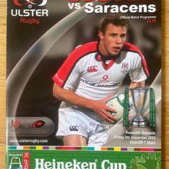 2005 Ulster v Saracens - Heineken Cup Programme