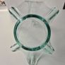Vintage Hand Blown Art Glass Swan Basket | Rare Phantom Base Detail Image 6