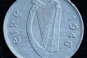 Ireland - 1946 - 6 Pence - Wolfhound - KM.13a - [2728]