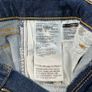 Levis 711 Womens Jeans W27 L28 Blue Indigo Denim Premium Big E Image 8