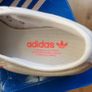 Brand new Adidas Originals Nizza Platform Size 5 UK trainers in white with pink three stripes Image 10