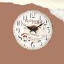 Cafe Noir Shabby Chic Coffee Cup Clock Image 4