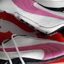 New pink white and navy junior puma trainers Image 4