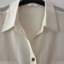 Boxy cream shirt Image 4