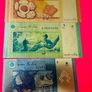 Malaysia. 1/ 5 / 10 Ringgit  Gold Foil Banknotes Image 2