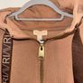 River Island Women's Oversized Brown Half Zip Hoodie - Size small Image 4