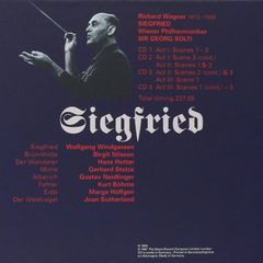 Wagner. Siegfried. 4 x CD Boxset. Free Postage!