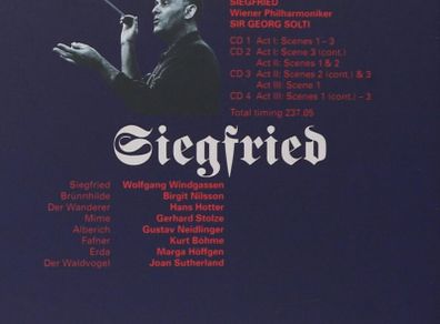 Wagner. Siegfried. 4 x CD Boxset. Free Postage!