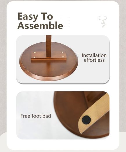 Round coffee table small bedside table design