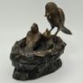 Bird Feeding Babies - Bronze Image 3