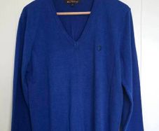 Ben Sherman V-neck knit sweater - 100% cotton
