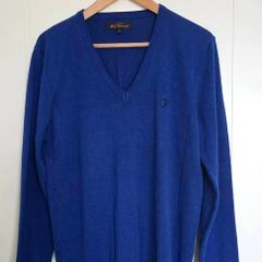 Ben Sherman V-neck knit sweater - 100% cotton