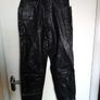 Vintage Real leather womens pants and waistcoat Image 2